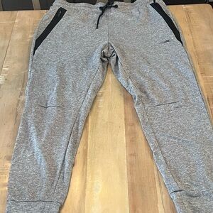 American Eagle Grey Joggers with Black Drawstring